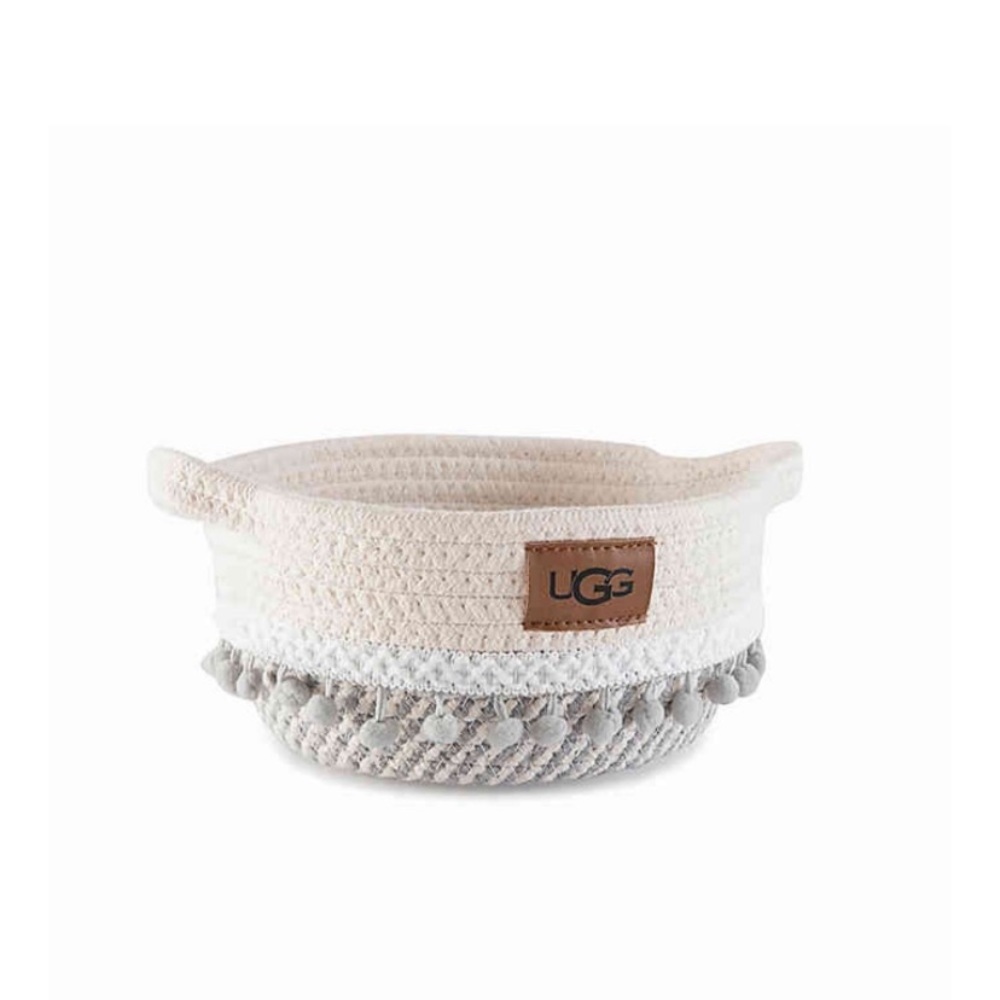 UGG Paloma Palm Medium Vanity Bin in Snow/Grey